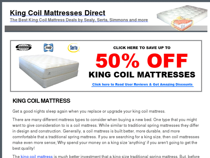 www.kingcoilmattress.net