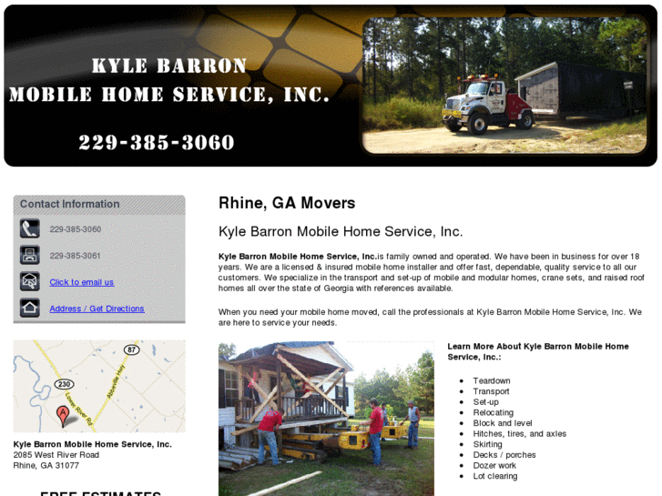 www.kylebarronmobilehomemovers.com