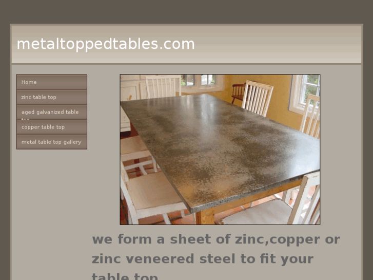 www.metaltoppedtables.com