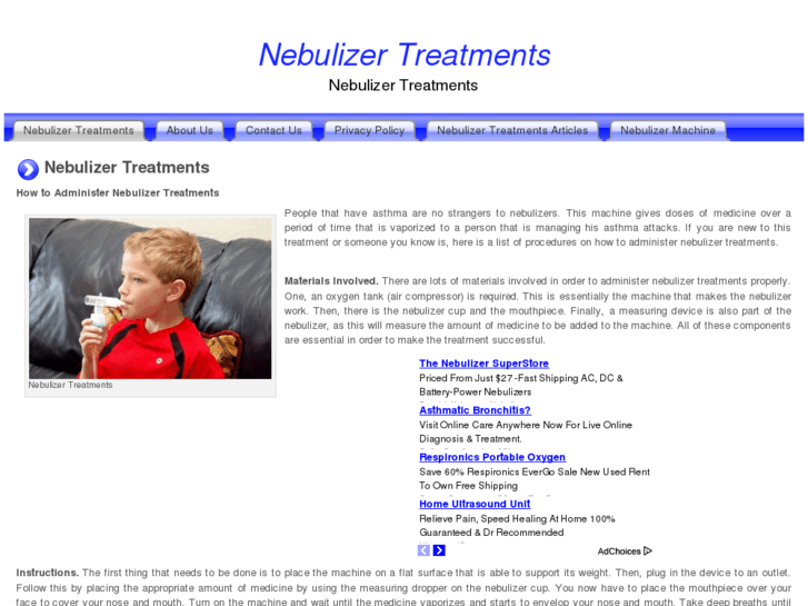 www.nebulizertreatments.org