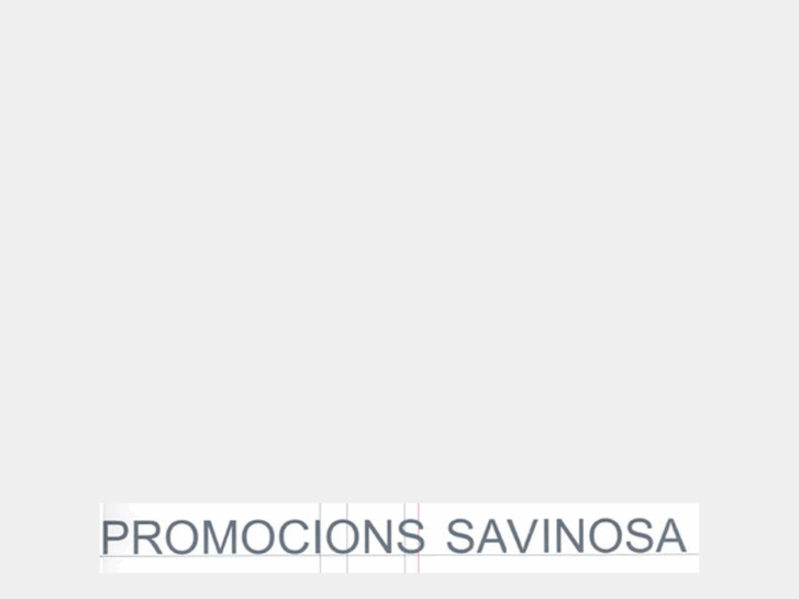 www.promocionssavinosa.es