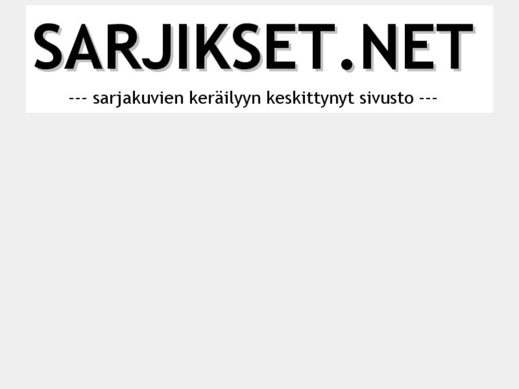 www.sarjikset.net