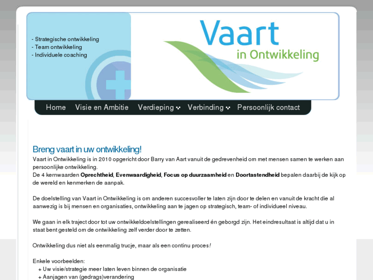 www.vaartinontwikkeling.nl