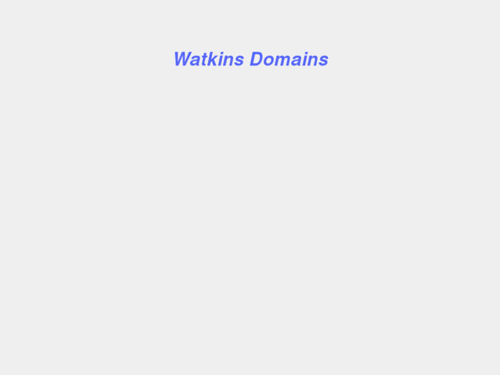 www.watkinsdomains.com