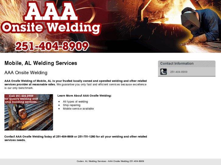 www.aaaonsiteweldingal.com