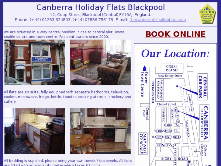 www.blackpoolholidayflat.net