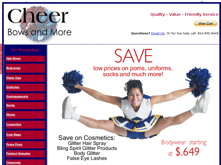 www.cheerbowsandmore.com