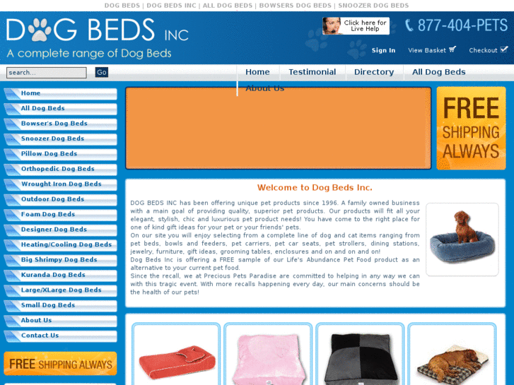 www.dogbedsinc.com