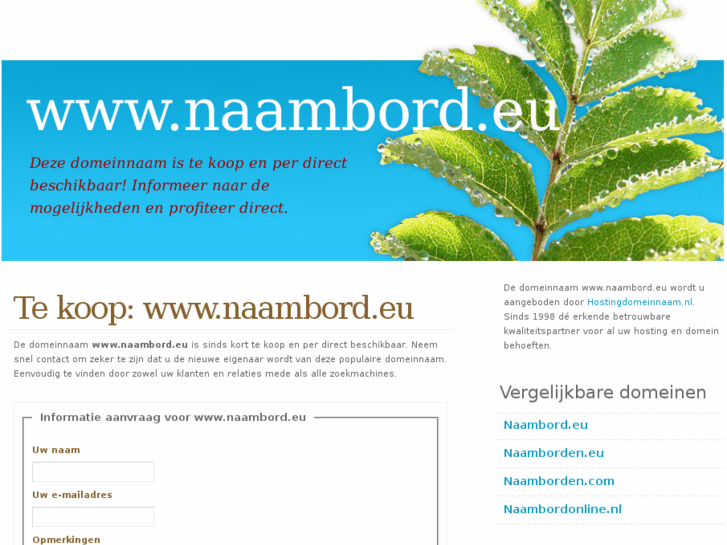 www.naambord.eu