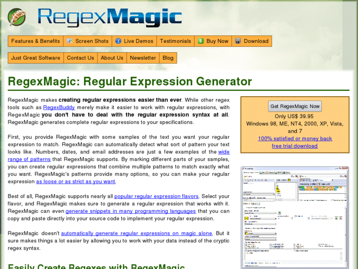 www.regexmagic.net