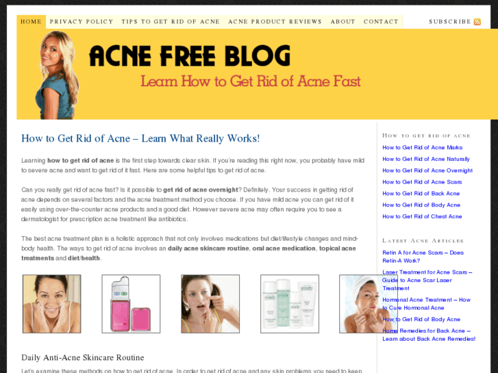 www.acnefreeblog.com