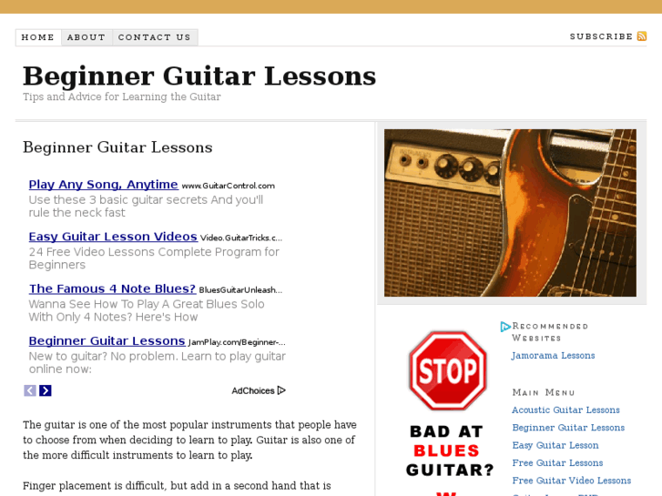 www.beginnerguitarlesson.net