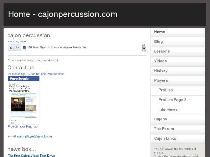 www.cajonpercussion.com
