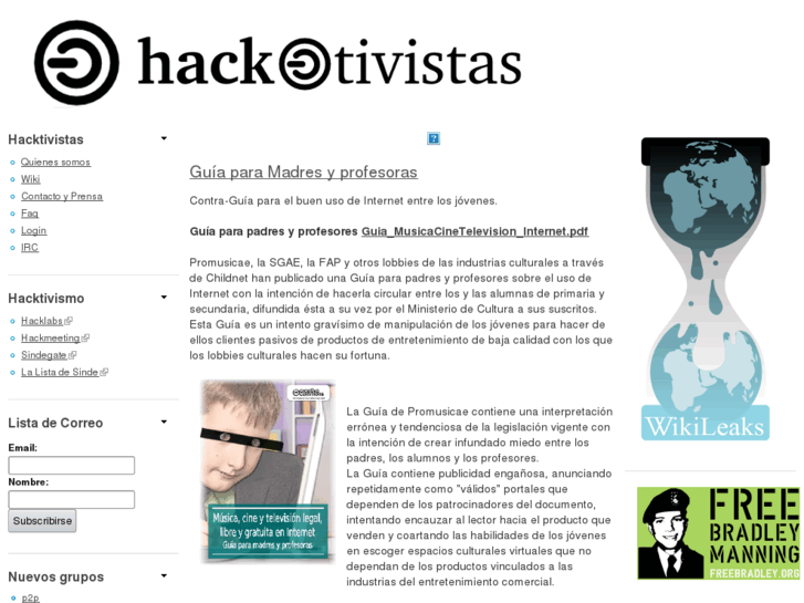 www.hacktivistas.net