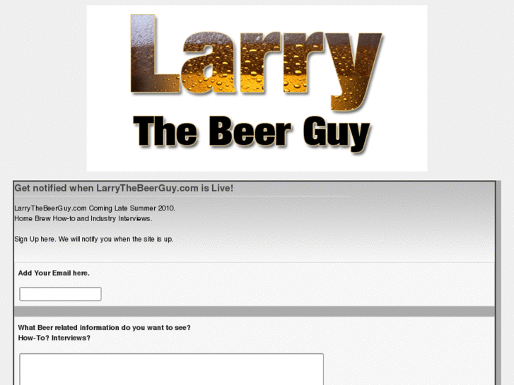 www.larrythebeerguy.com