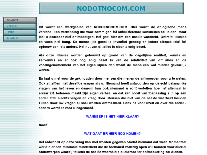 www.nodotnocom.com