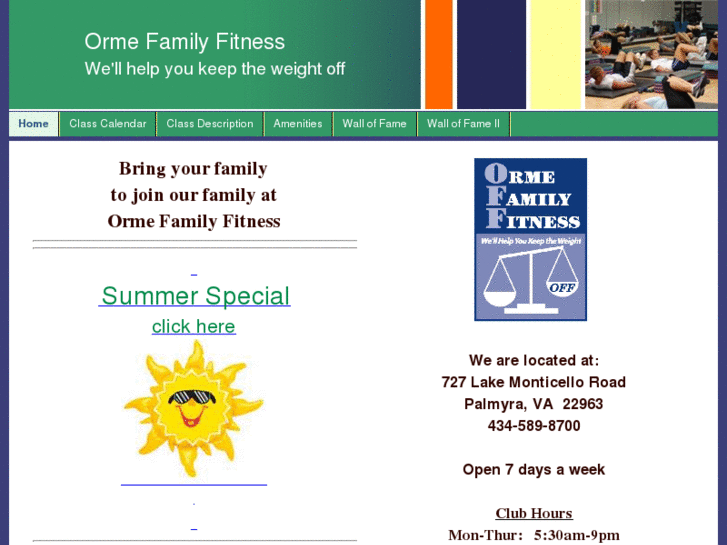 www.ormefamilyfitness.com