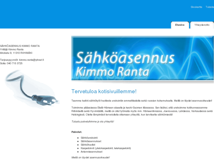 www.sahkoasennuskimmoranta.com