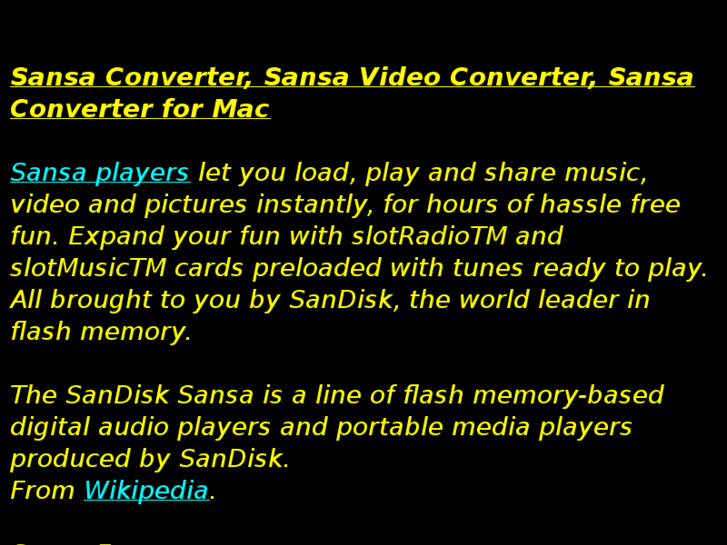 www.sansa-converter.com