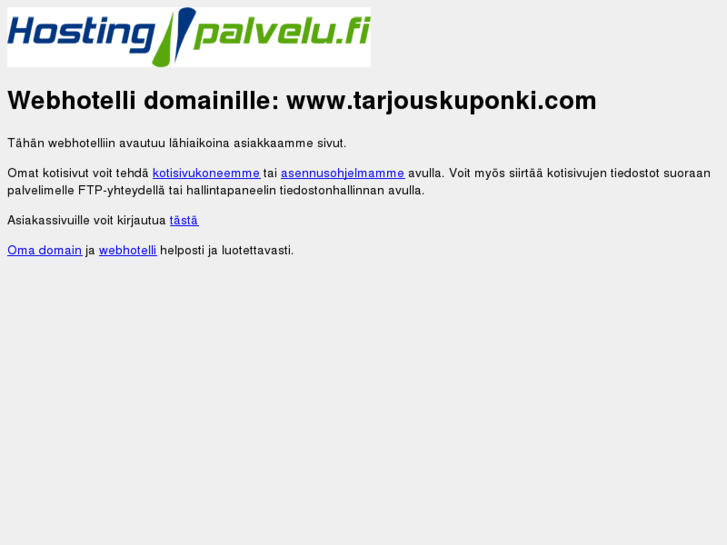 www.tarjouskuponki.com