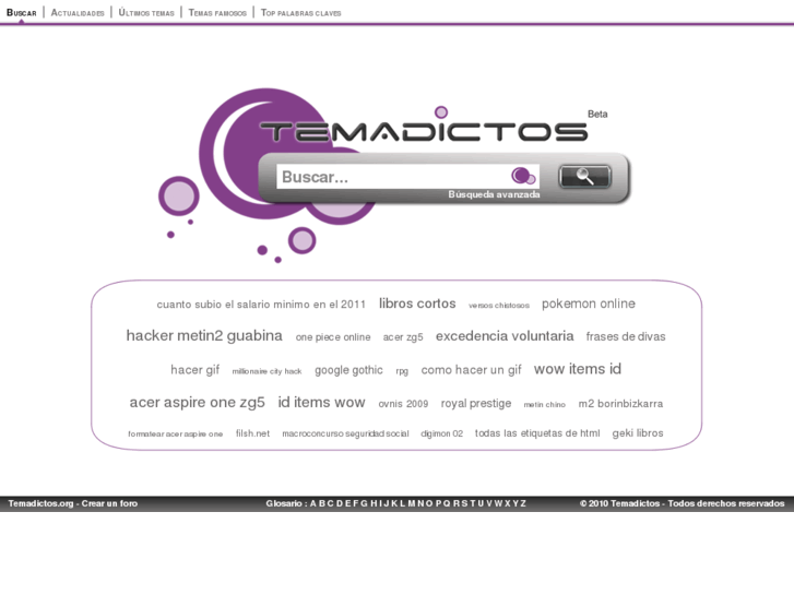 www.temadictos.biz