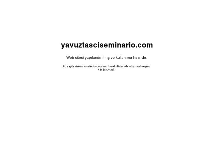 www.yavuztasciseminario.com