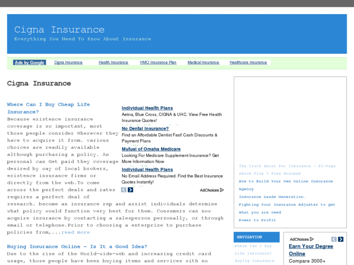 www.cignainsurance.net
