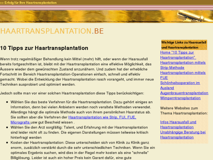 www.haartransplantation.be