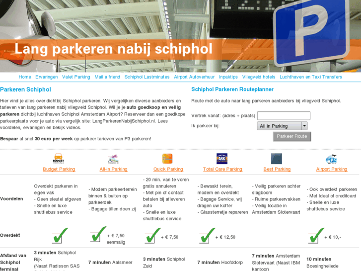 www.langparkerennabijschiphol.nl