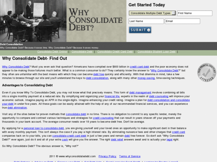 www.whyconsolidatedebt.com