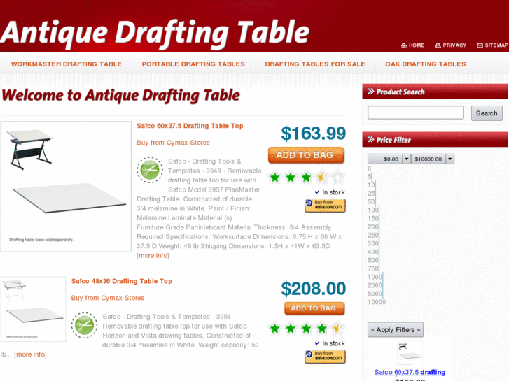 www.antiquedraftingtable.net