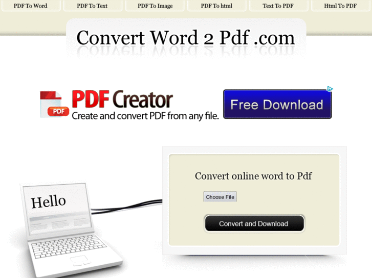 www.convertword2pdf.com