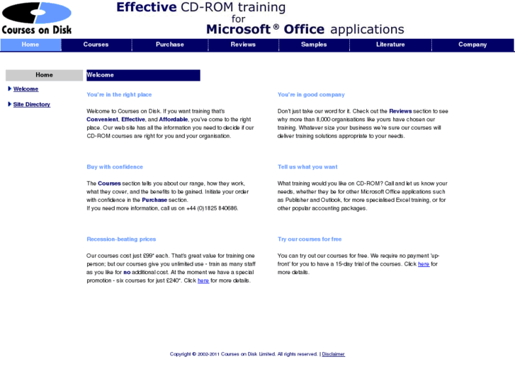 www.coursesondisk.com