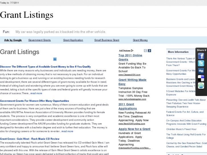 www.grantlist.org