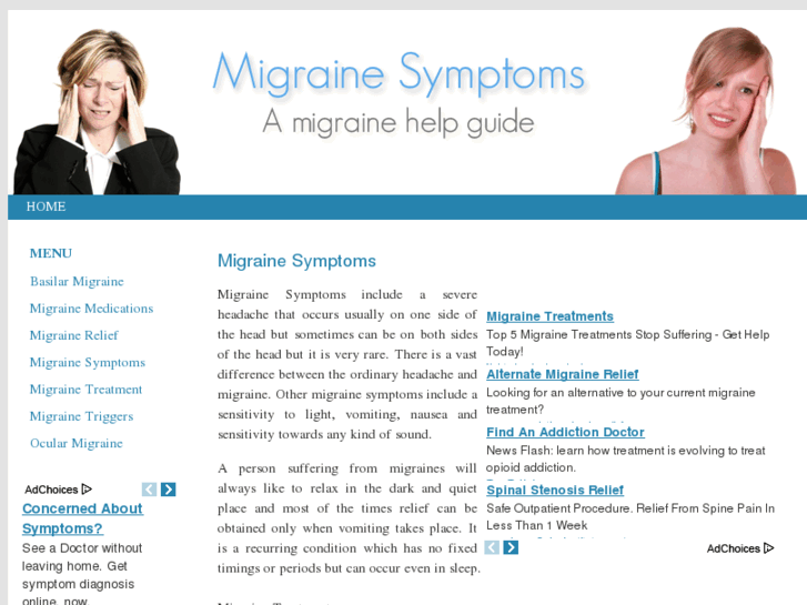 www.migrainesymptoms.net