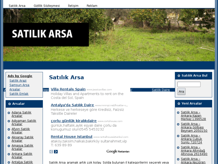 www.satilikarsa.org