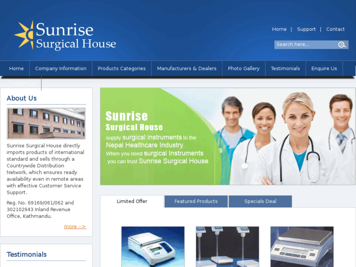 www.sunrisesurgicalhouse.com