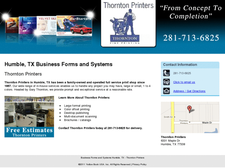 www.thorntonprinters.net