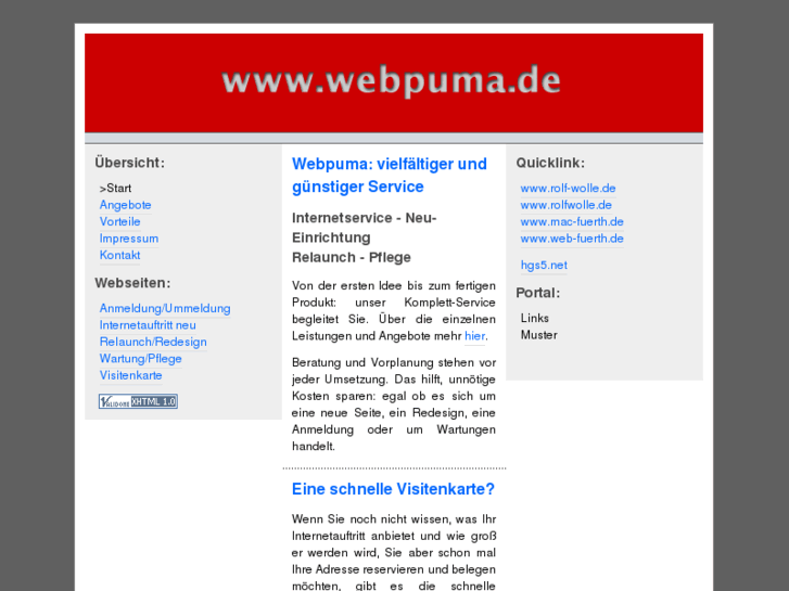 www.webpuma.de