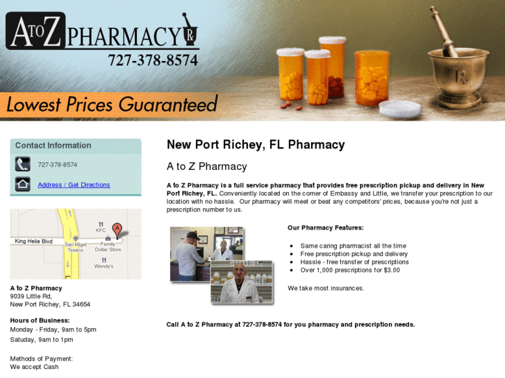 www.atozpharmacy.net