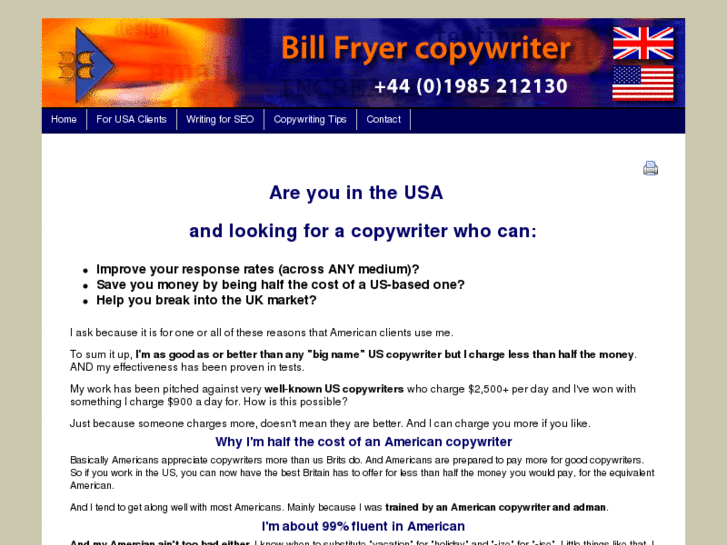 www.billfryercopywriter.com