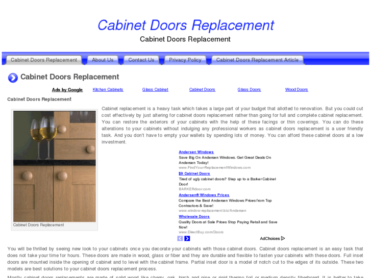 www.cabinetdoorsreplacement.com