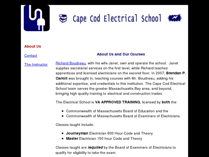 www.capecodelectricalschool.com