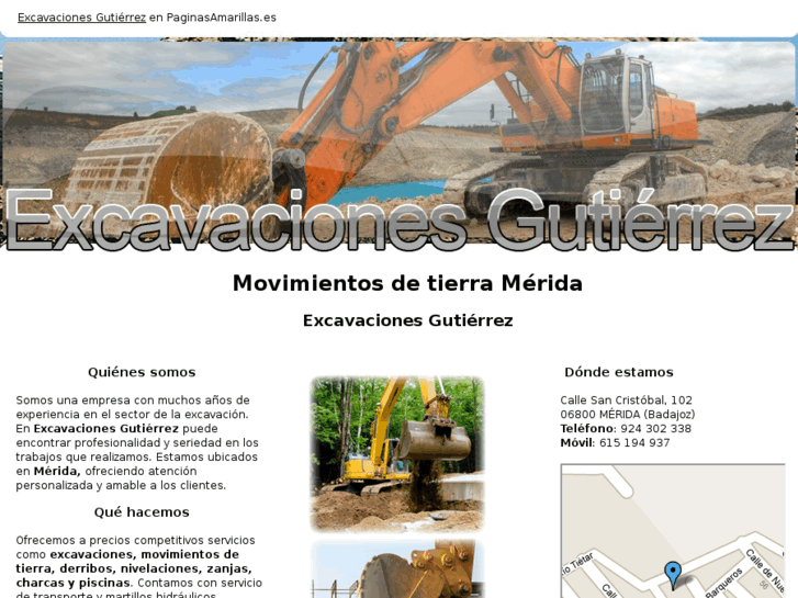 www.excavacionesgutierrez.com