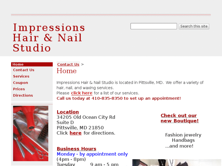 www.impressionspittsville.com