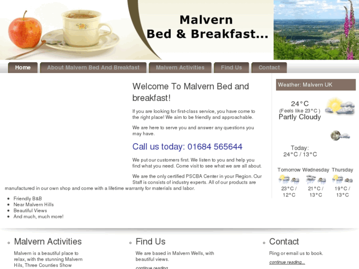 www.malvernbedandbreakfast.com