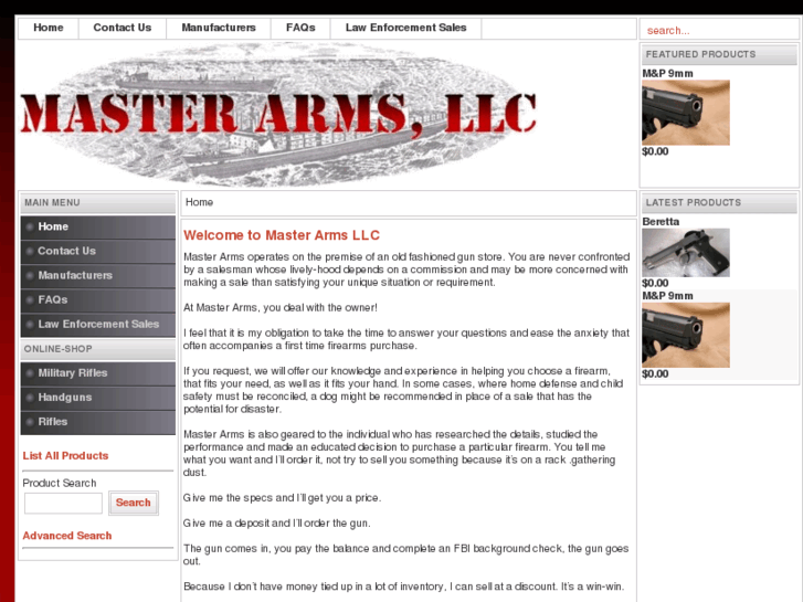 www.masterarmsllc.com