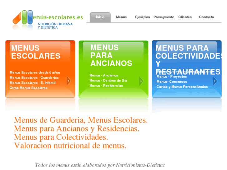 www.menus-escolares.es