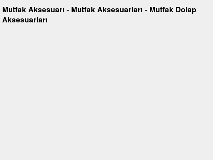 www.mutfakaksesuarlari.net