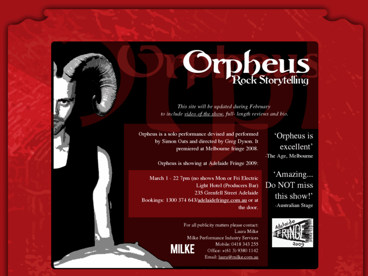 www.orpheustheshow.com